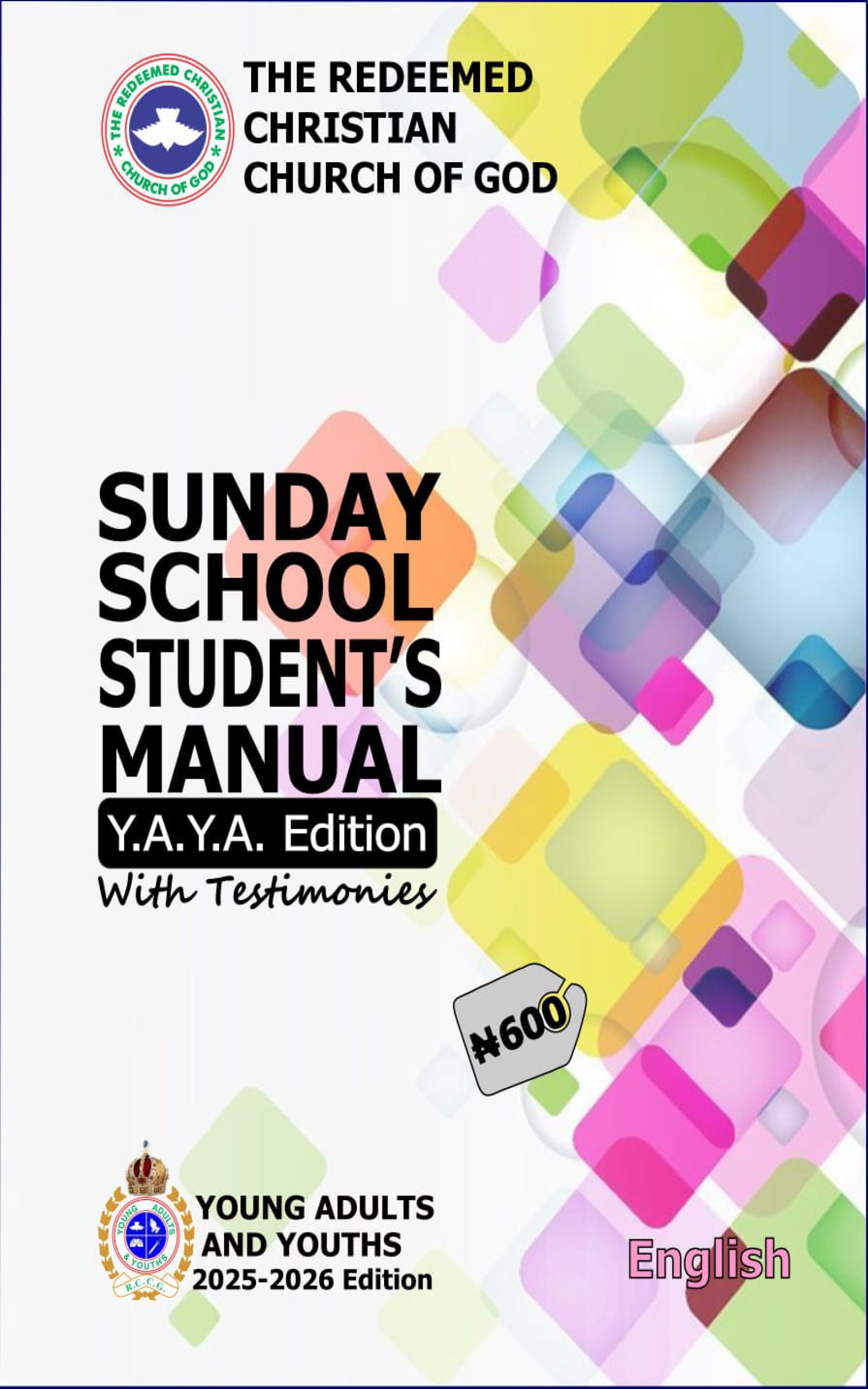 Sunday School Teacher's Manual YAYA 2025-2026 Edition